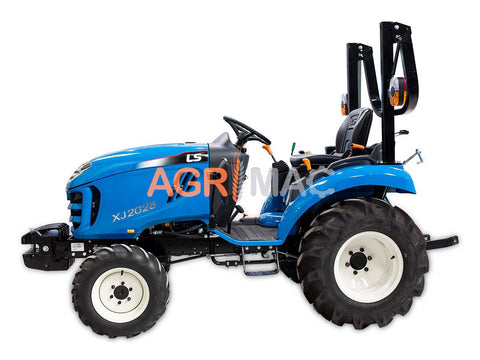 LS XJ25 30HP 4WD 1318cc 3 κύλινδρο δενδροκομικό αμπελουργικό τρακτέρ συνδυασμός με μπροστινό κουβά FL400pro