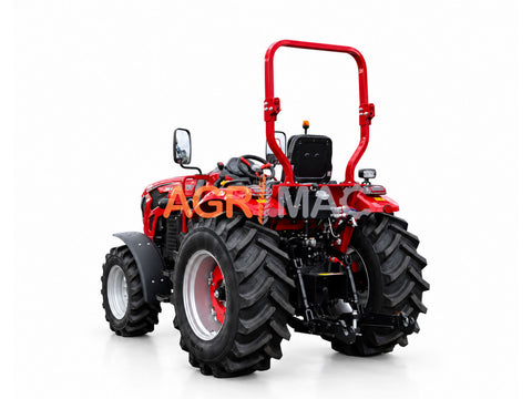 Τρακτέρ 4x4 ROPS | 60 HP μέγιστη ισχύς | Τετρακύλινδρος κινητήρας Turbo | Συγχρονισμένη ρεβέρσα 8+8 | Αερόφρενα | HANWO 504 PRO ROPS