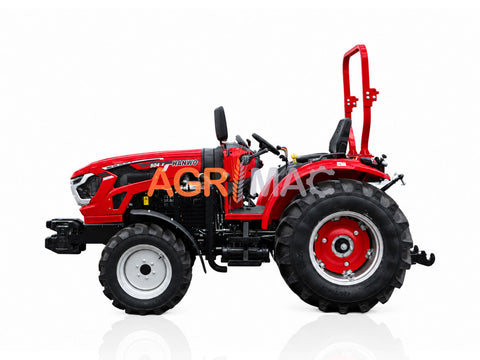 Τρακτέρ 4x4 ROPS | 60 HP μέγιστη ισχύς | Τετρακύλινδρος κινητήρας Turbo | Συγχρονισμένη ρεβέρσα 8+8 | Αερόφρενα | HANWO 504 PRO ROPS