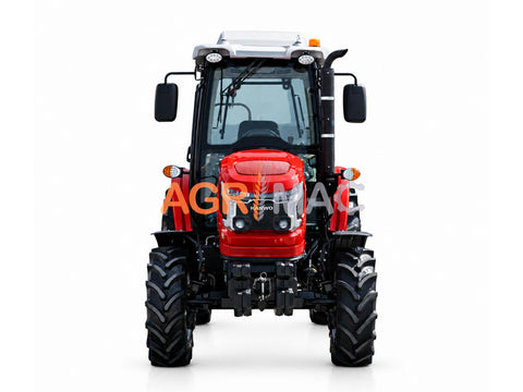 Τρακτέρ 4x4 με καμπίνα και Air Condition | 60 HP μέγιστη ισχύς | Τετρακύλινδρος κινητήρας Turbo | Συγχρονισμένη ρεβέρσα 8+8 | Αερόφρενα | HANWO 504 PRO CAB