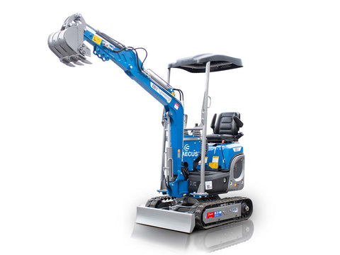 Μικρός ερπυστριοφόρος εκσκαφέας 1.2T, Kubota Diesel, με περιστροφή στην μπούμα EB12-BOOM