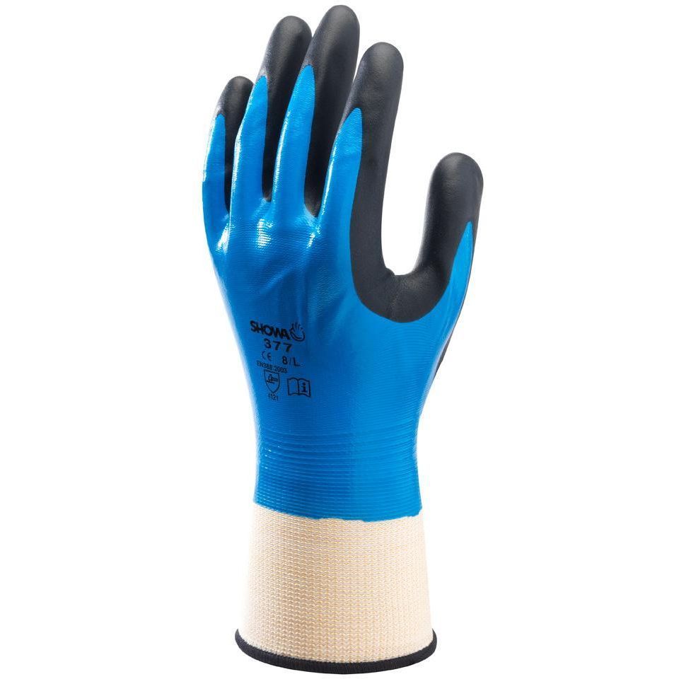 Γάντια 377 SHOWA γάντια εργασίας, γενικής χρήσης (γαλάζιο)